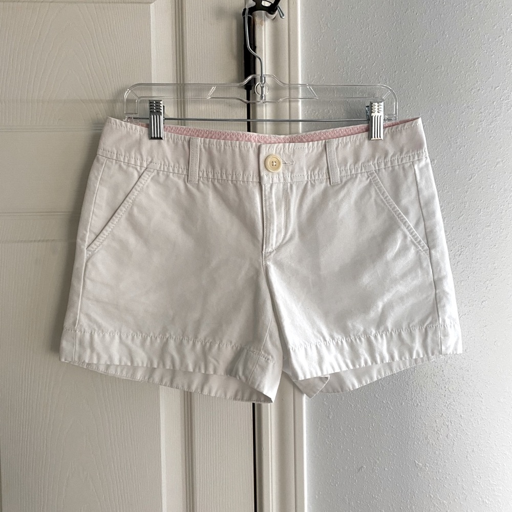 LILLY PULITZER White Cotton Shorts 6